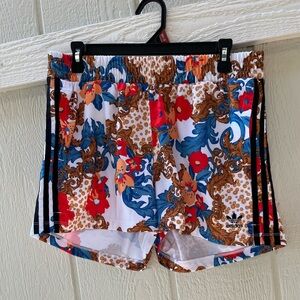 Adidas Women's Vibrant Floral Athletic Shorts